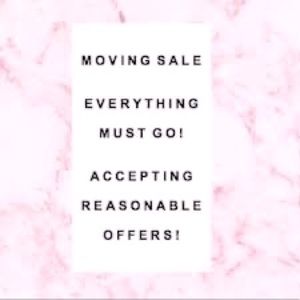 Clearing out Closet Sale